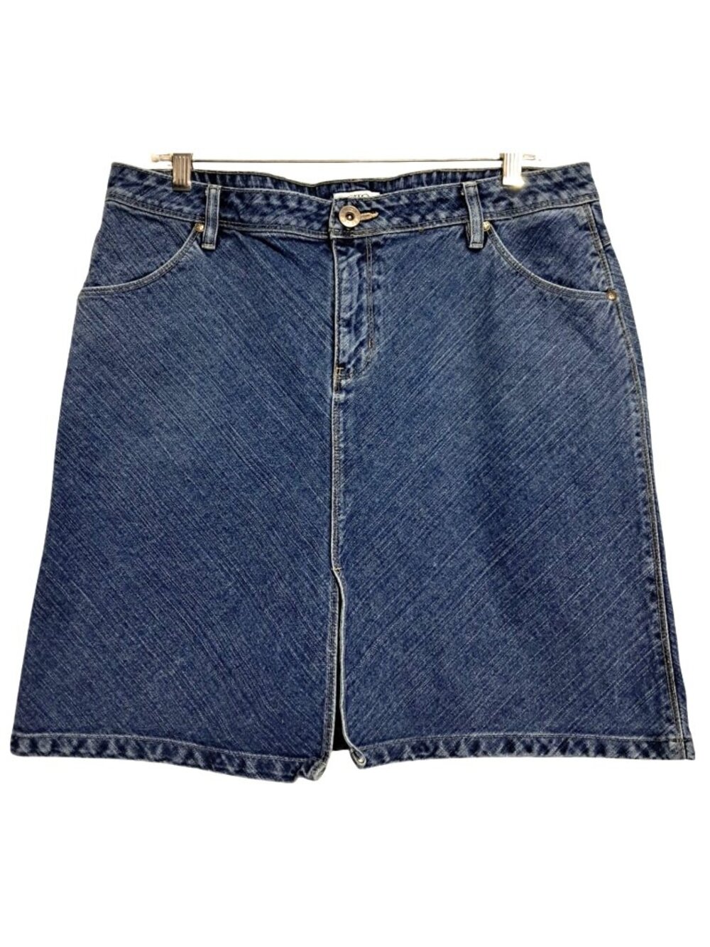 Cato Womens Denim A-Line Skirt Size‎ 16 Blue 100% Cotton Classic Style